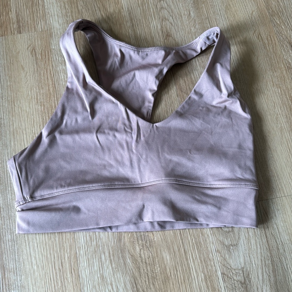 Brown sports bra